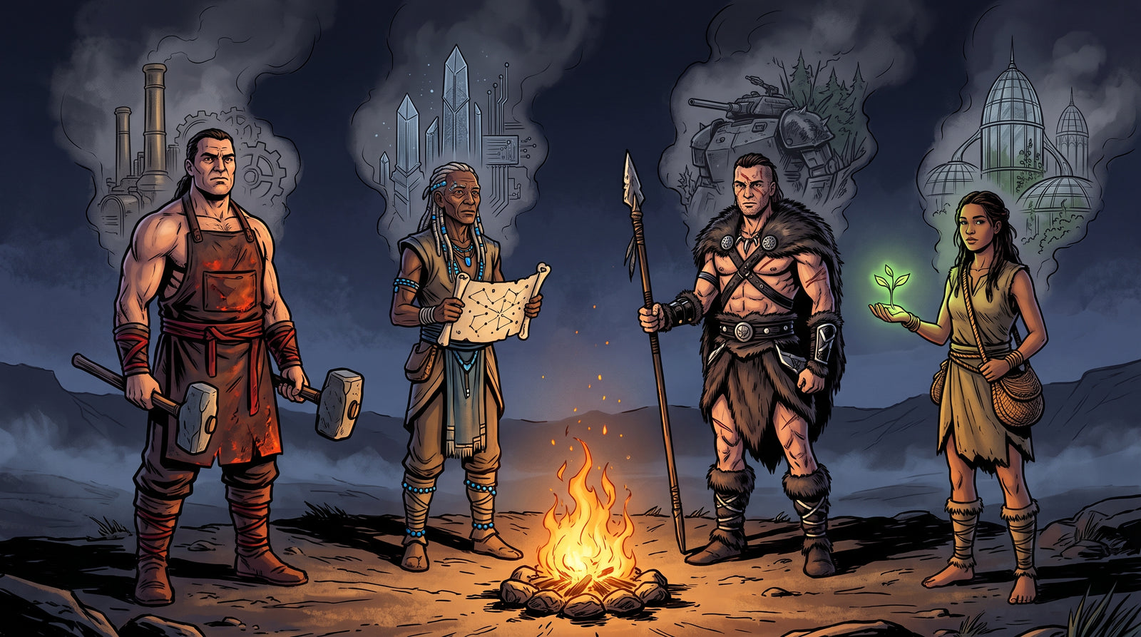 It all begins at a single campfire.